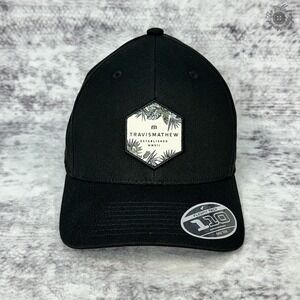 NWT Travis Mathew Reflect The Sun Flexfit 110 Snapback Hat Black OS 1MAB149